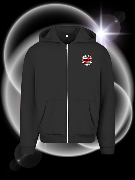 Zombietime Oversize Zipper Hoodie