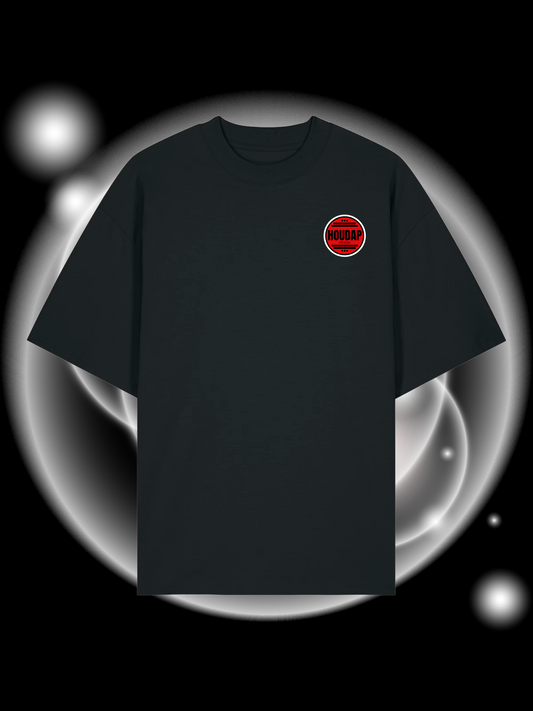 Skeleton in Red Oversize T-Shirt