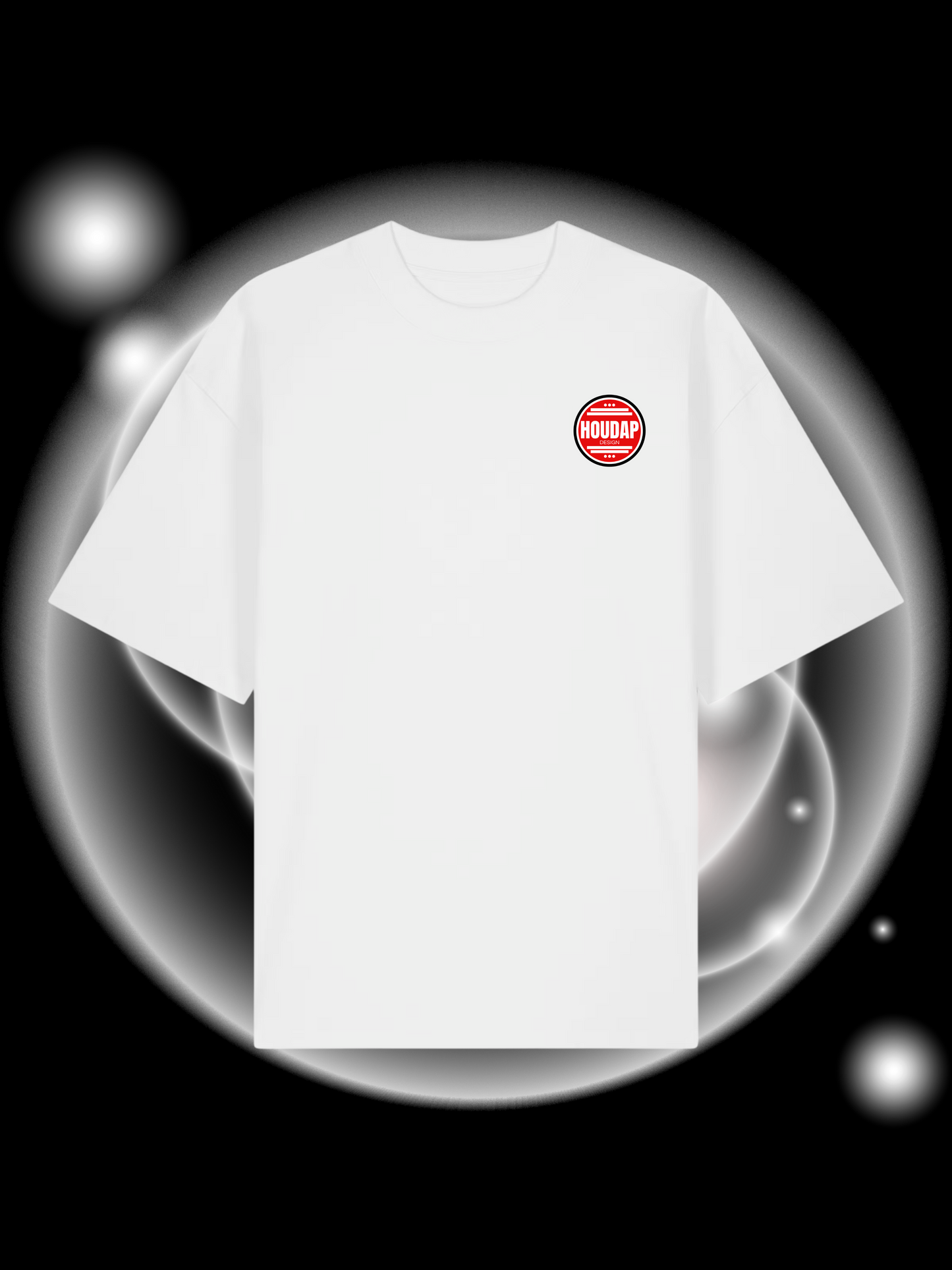 Skeleton in Red Oversize T-Shirt