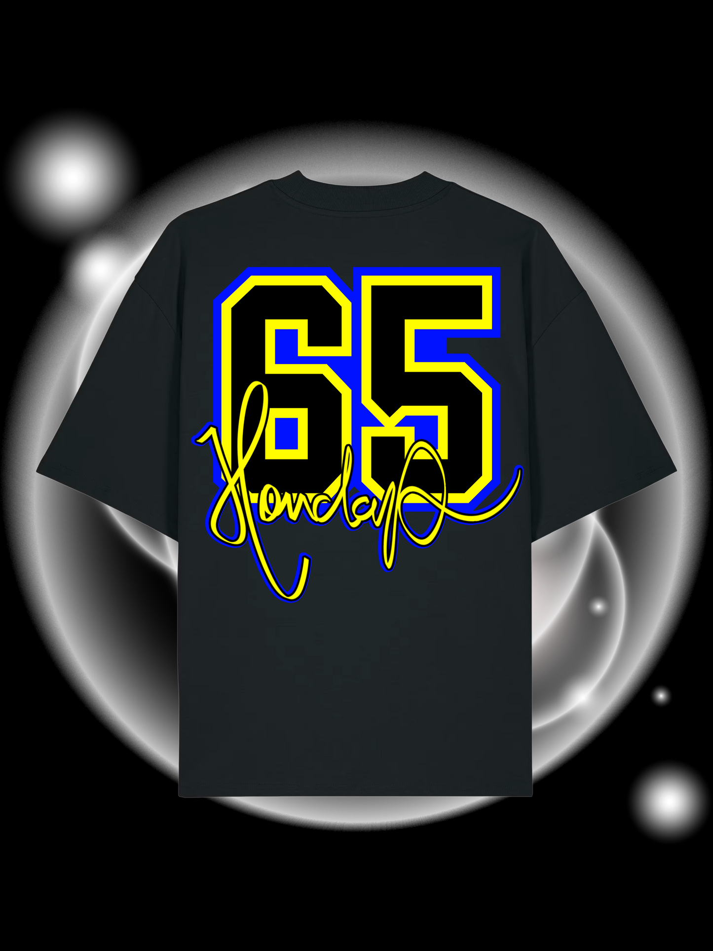 65 College Blue Oversize T-Shirt