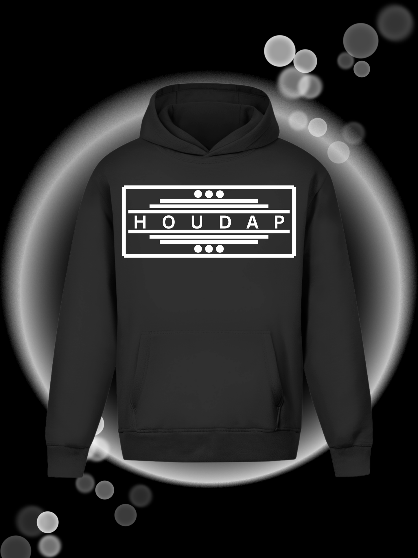 Logo Eck Oversize Hoodie ohne Kordel