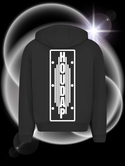 Logo Logo Long  Oversize Zipper Hoodie