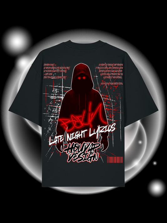 Late Night Lyrics Oversize T-Shirt