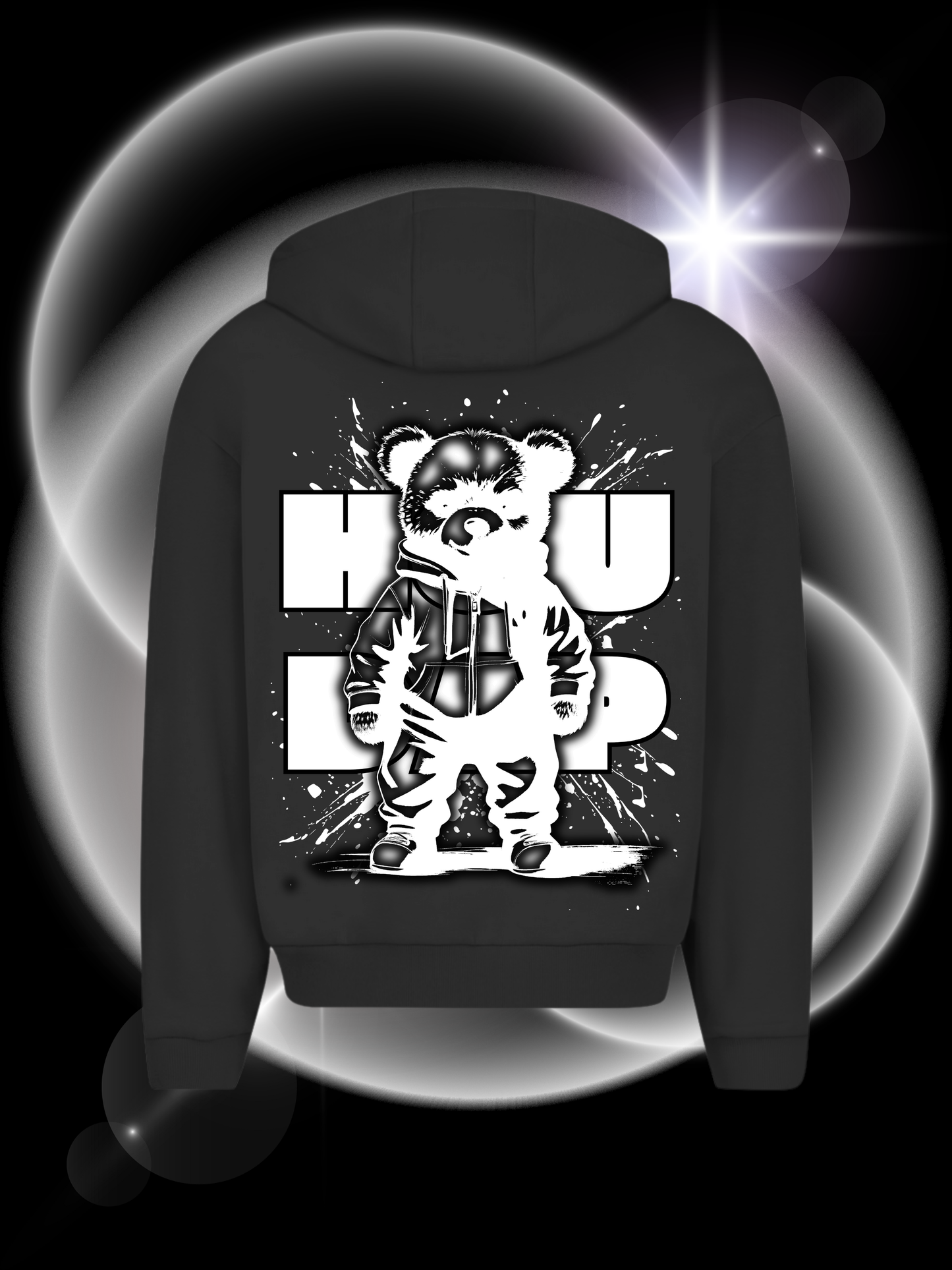 Ghostteddy  Oversize Zipper Hoodie