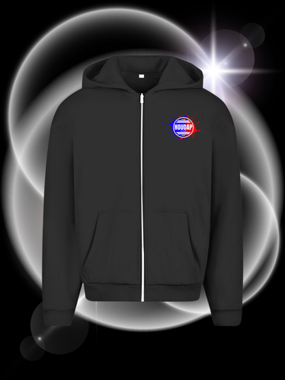 Colorbomb  Oversize Zipper Hoodie