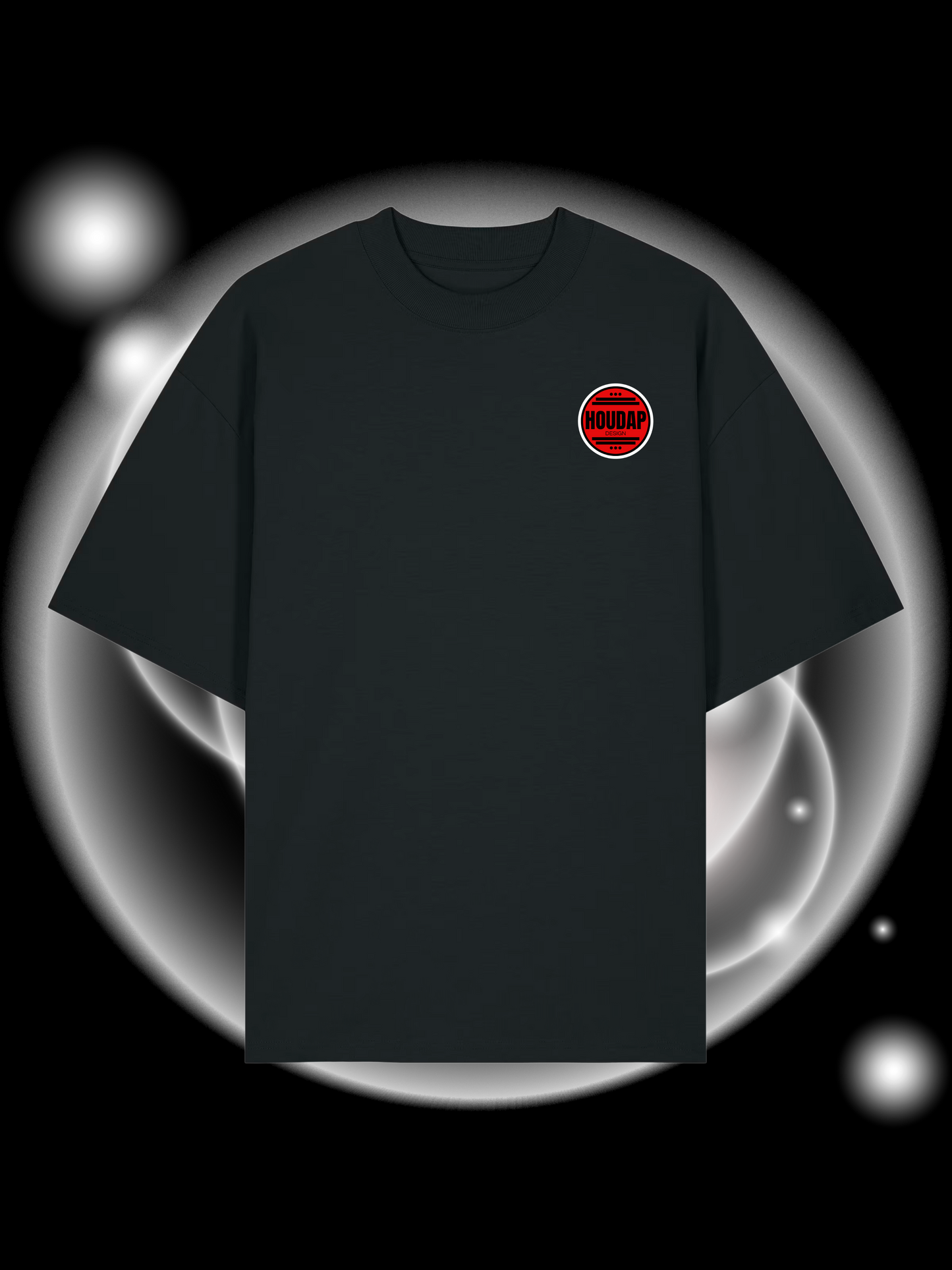 Skeleton in Red Oversize T-Shirt