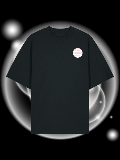 Side By Side Pink Oversize T-Shirt