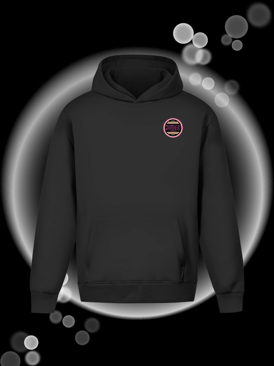 65Rosa Oversize Hoodie Ohne Kordel