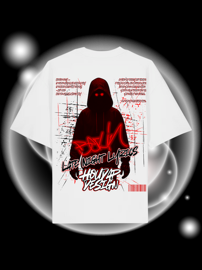 Late Night Lyrics Oversize T-Shirt