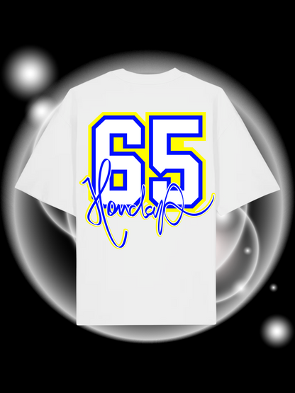 65 College Blue Oversize T-Shirt