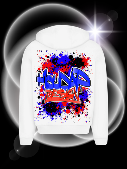 Colorbomb  Oversize Zipper Hoodie