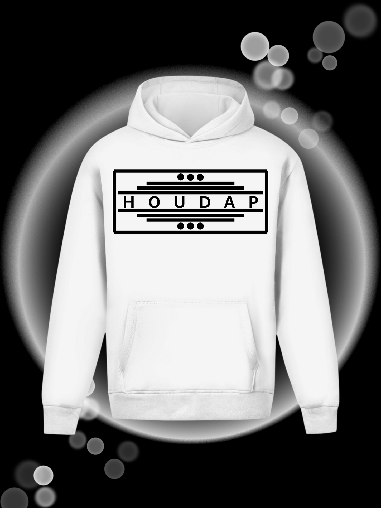 Logo Eck Oversize Hoodie ohne Kordel