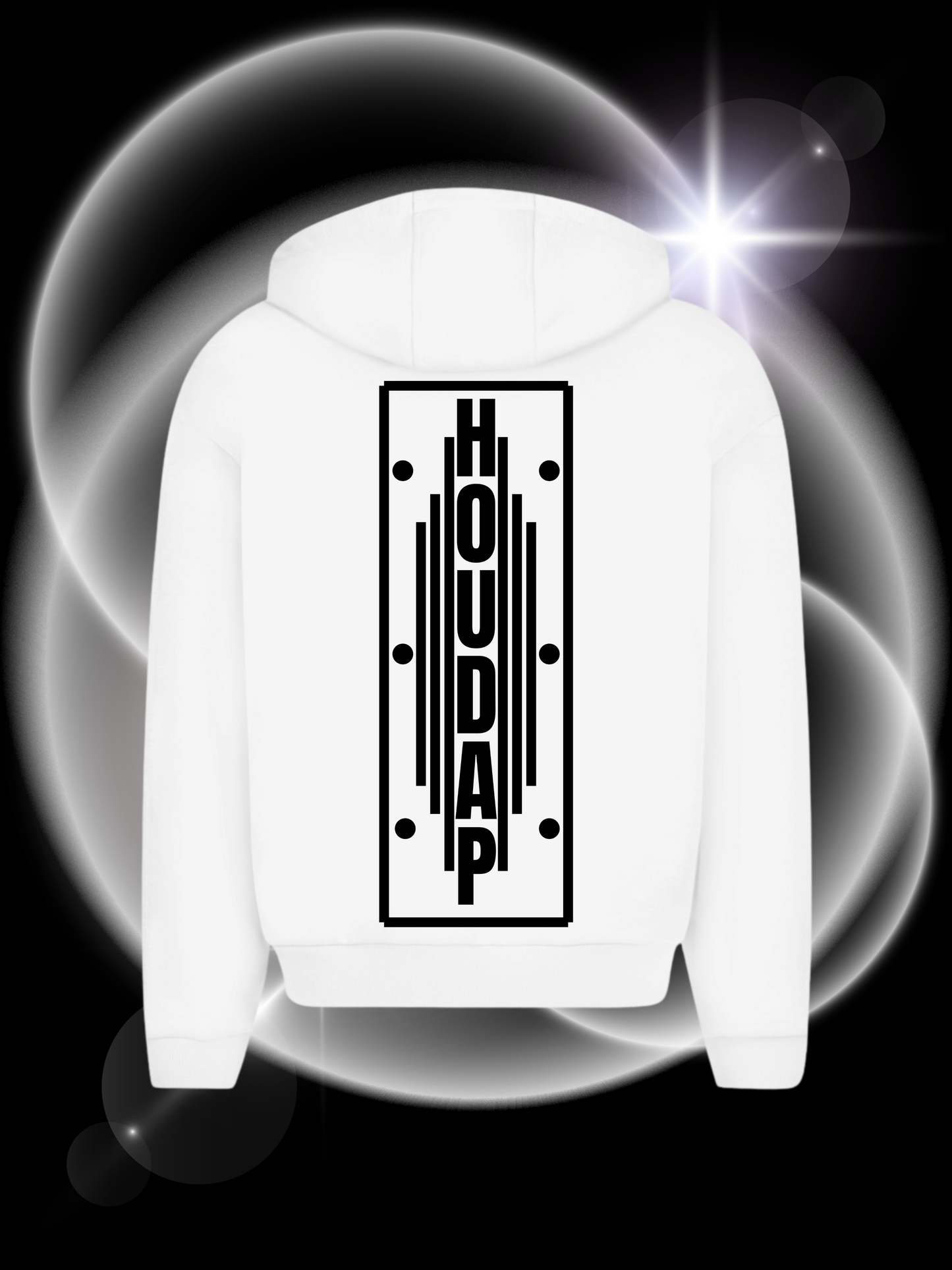 Logo Logo Long  Oversize Zipper Hoodie