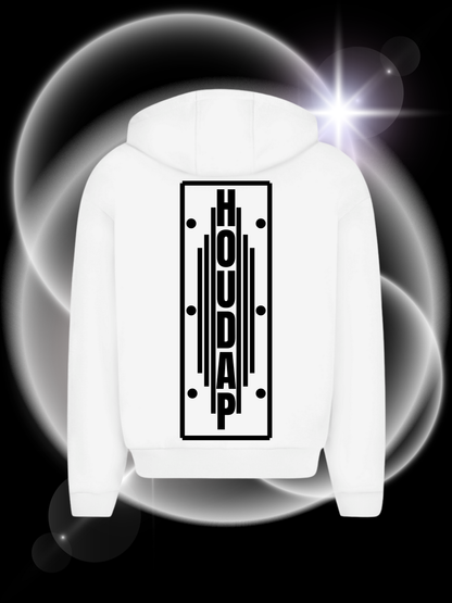 Logo Logo Long  Oversize Zipper Hoodie