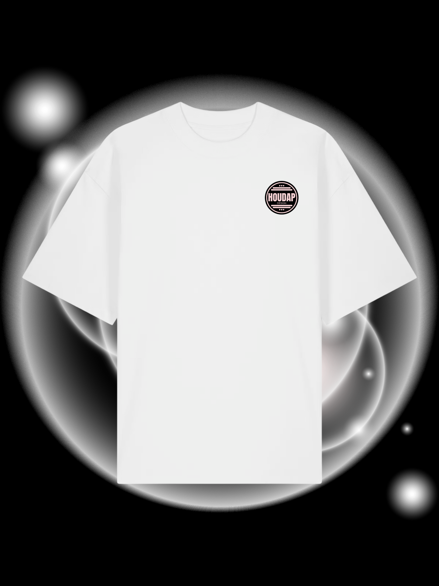 Side By Side Pink Oversize T-Shirt