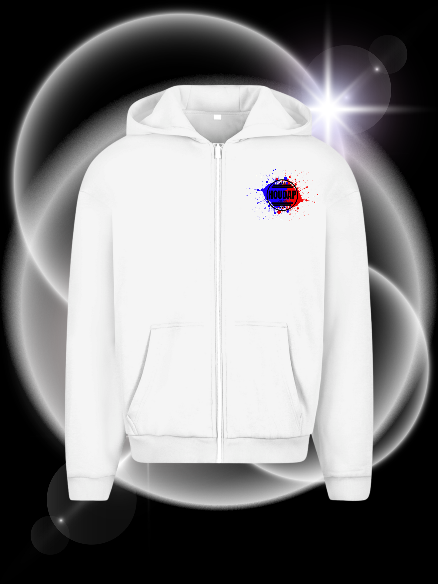 Colorbomb  Oversize Zipper Hoodie