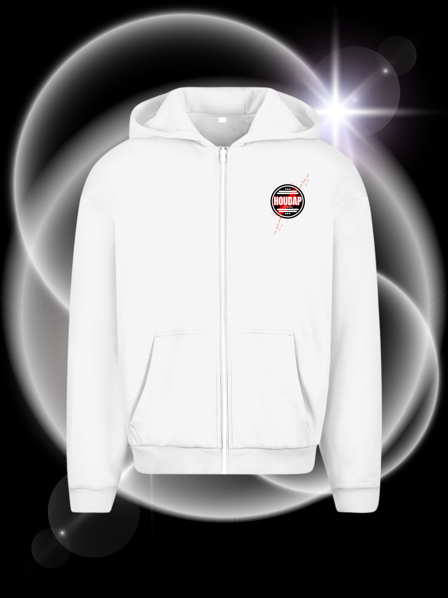 Zombietime  Oversize Zipper Hoodie
