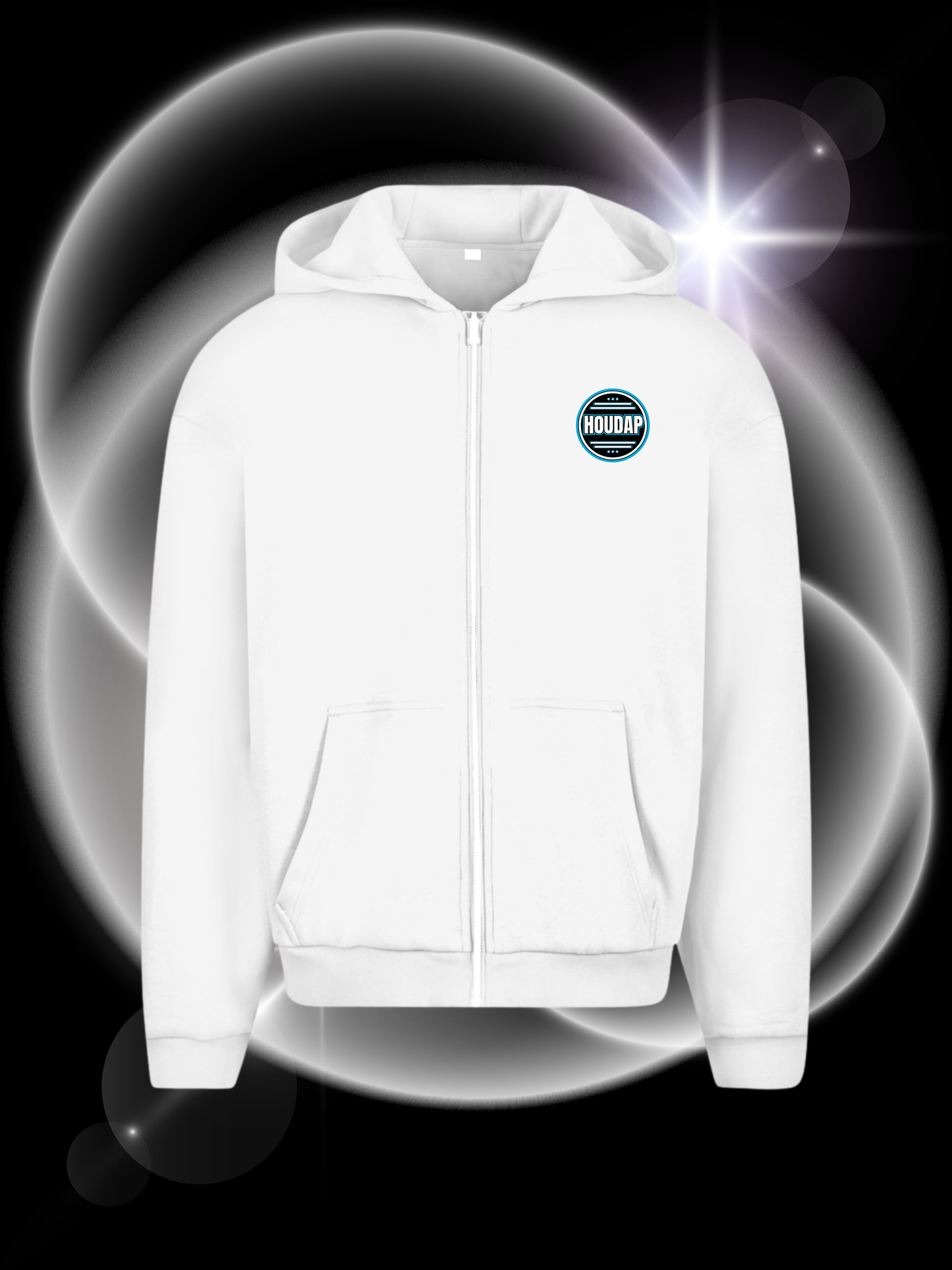 Lack Schuuu  Oversize Zipper Hoodie