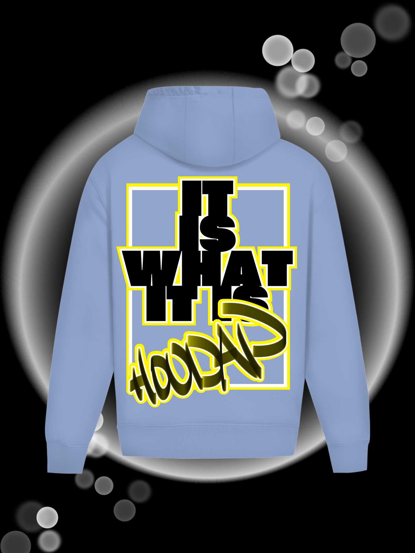 It Is What It Is Oversize Hoodie Ohne Kordel