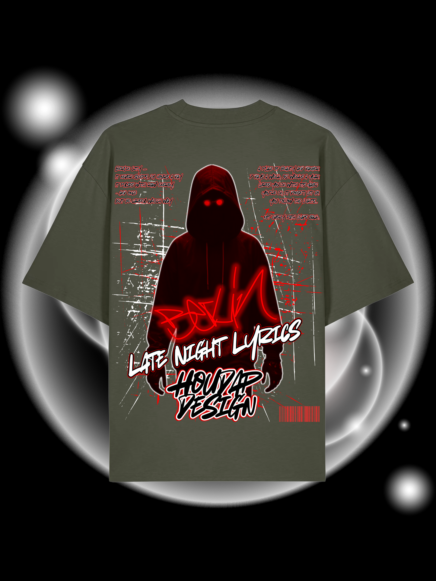 Late Night Lyrics Oversize T-Shirt