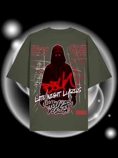 Late Night Lyrics Oversize T-Shirt