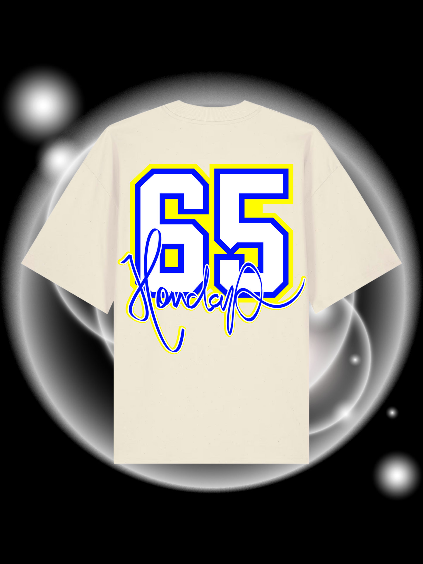 65 College Blue Oversize T-Shirt