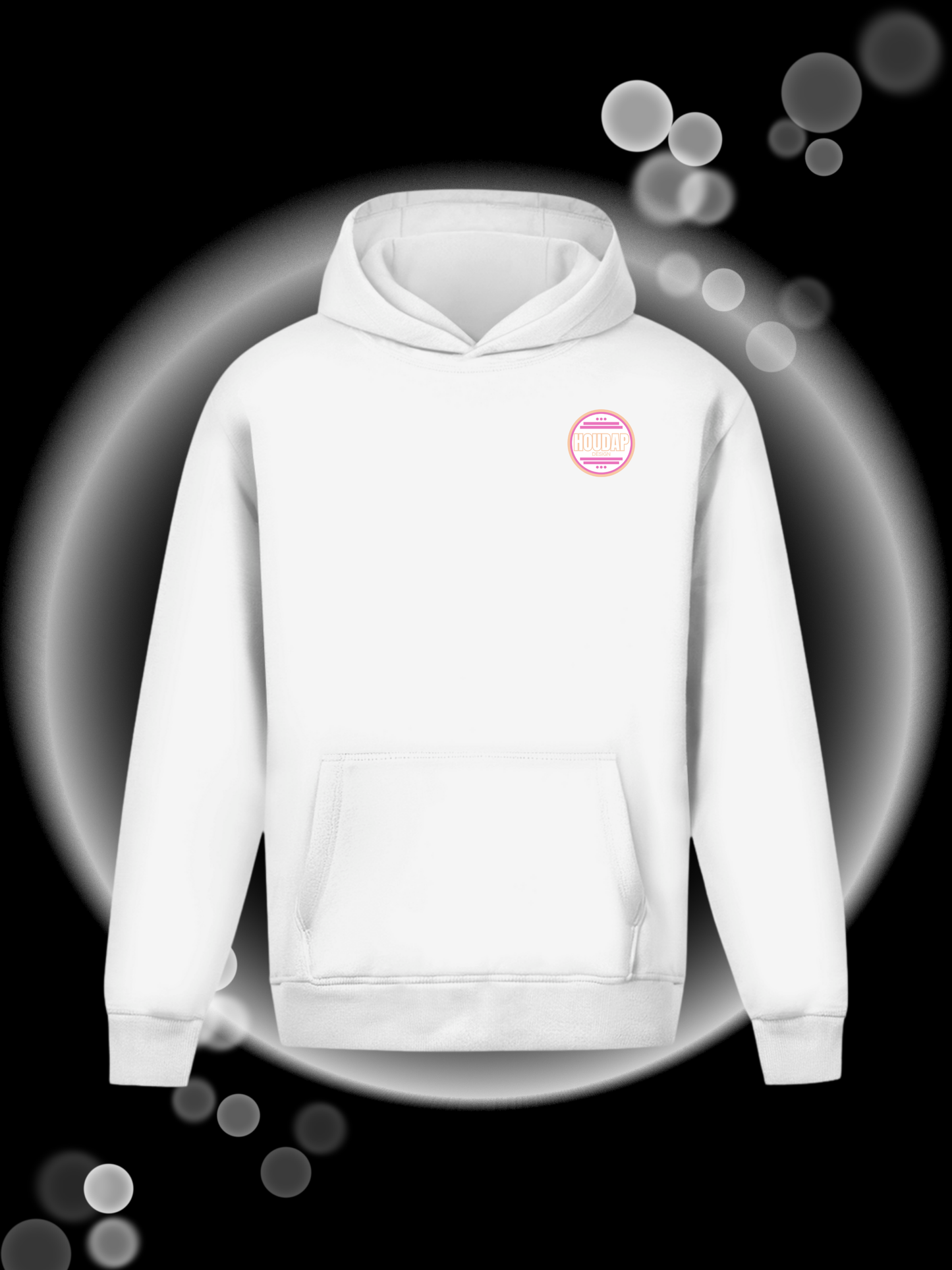 65Rosa Oversize Hoodie Ohne Kordel