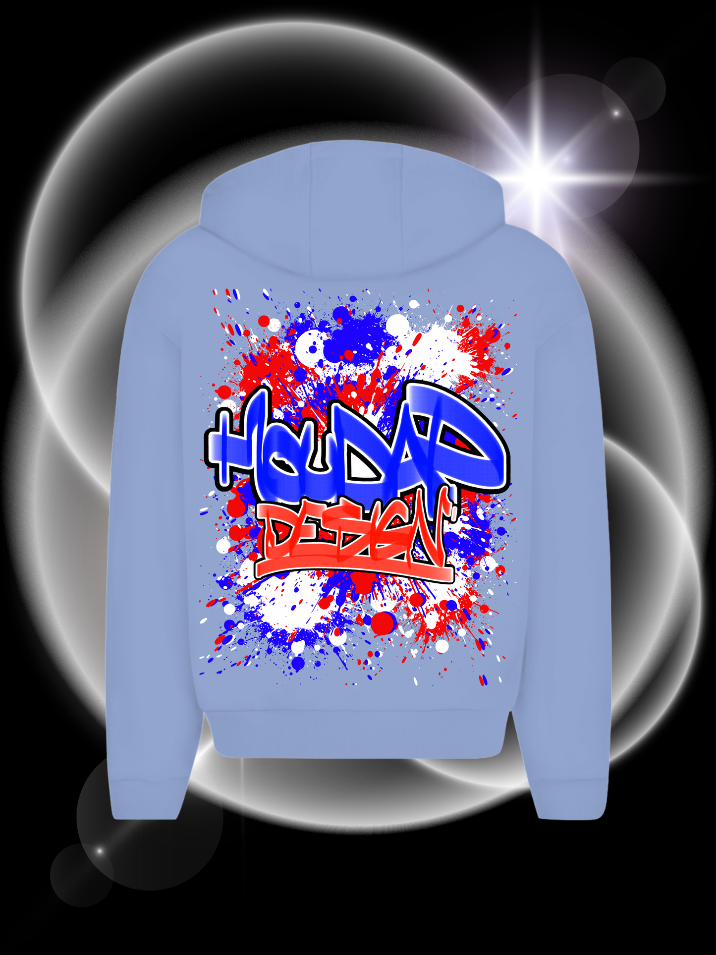 Colorbomb  Oversize Zipper Hoodie