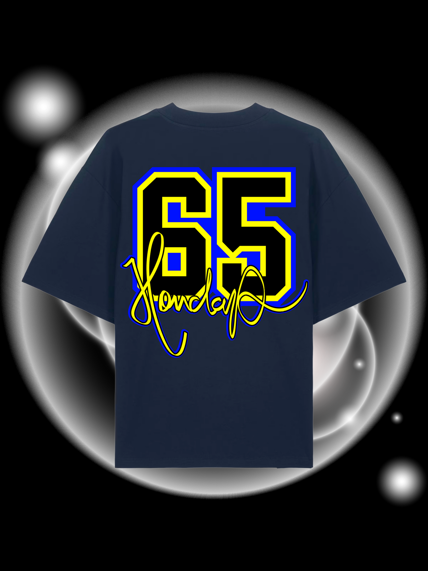 65 College Blue Oversize T-Shirt