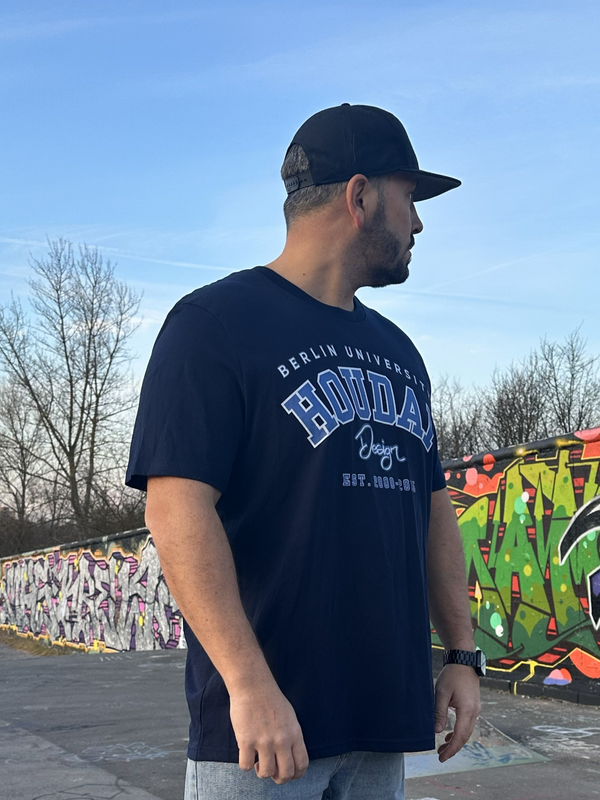 Marine Regular-Shirt, Vorderansicht, lässiger Schnitt, bequem und modern